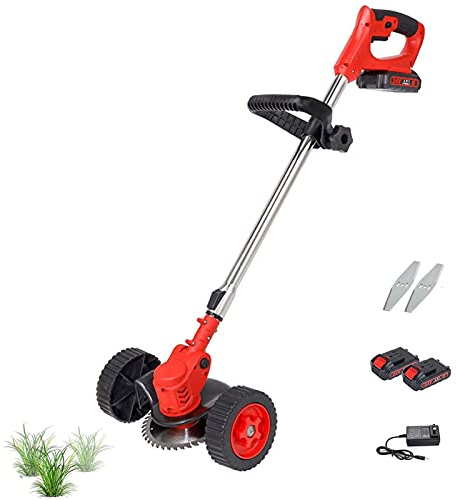 Estrattore di erbacce elettrico 850 W, portatile, con ruote, per giardino esterno, strumento regolabile/girevole per prati, patii, vialetti, manico lungo per una facile pulizia tra lastre,