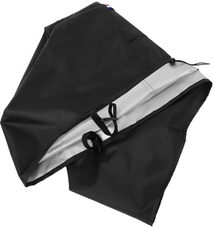 Milisten Housse De Protection Carrée Pour Foyer Extérieur Avec Sangles De Sécurité Et Cordon De Serrage Ajustable Imperméable Pour Meubles De Jardin Terrasse