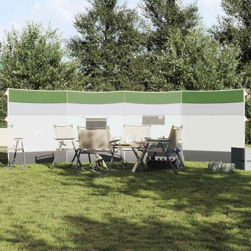 Tidyard Brise-Vent de Camping Vert 510x153 cm imperméable Clôture de Jardin Décorative Protection pour Plantes, Extérieur, Cour Arrière