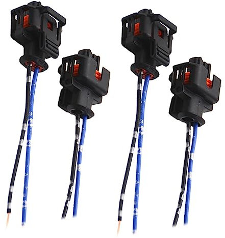 MAGICLULU 4 Stück Düsenstecker für Auto Hitzebeständig Einfache Installation Ergonomisches Design Hohe Langlebigkeit Geeignet für Kraftstoffsysteme