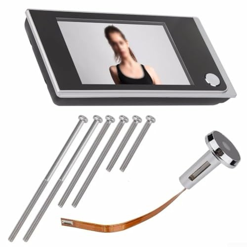 Eawfgtuw Judas de porte vidéo 3,5 - Grand angle de 120 ° - Haute définition - Œil de chat