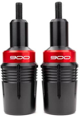 CYDJML Crash Pad Motorcycle Crash Protector Falling Protection Engine Guard Pad For KAWASAKI Z900 Z 900 Exhaust Slider Frame Sliders Frame Anti-Collision Fall Protection(Red,X-2)