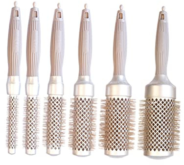 Veemoon 1Pezzi Pettine Arricciacapelli Alluminio Ergonomico e per e Domestico Denti Lisci per