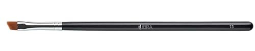 Ibra Makeup - Pennello doppio per sopracciglia e eyeliner, n. 15