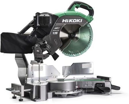 HiKOKI C3612DRAW4Z 36V 305mm / 12 Cordless Dual-Bevel Sliding Mitre Saw