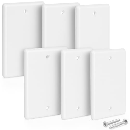 Set 5 Coperchi per Scatola 503 – Universali per Cassetta 3 Moduli/Posti – Con Viti Incluse – Coperture in Plastica Bianca di Alta Qualità – LEMAG SRL