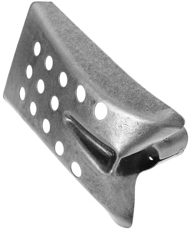 NUOBESTY Pala para Cribar Lodo y Aguas Residuales para Limpieza De Desagües Pequeña De Acero Al Manganeso Resistente para Pozos y Alcantarillas