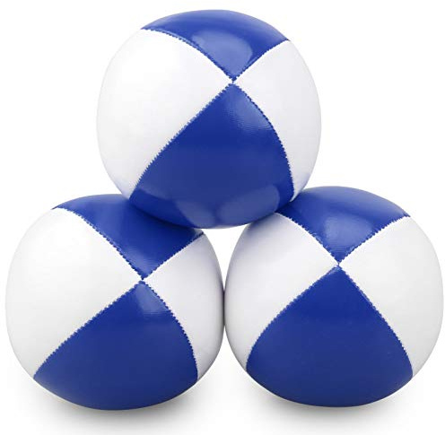 Jonglierbälle, 65 mm, PU, gefüllte Bälle, Jonglierset für Kinder und Anfänger, 3 Stück