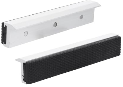 WATIIFUFU Fundas Magnéticas para Mordazas de Banco Protectores de Aluminio y Goma Antideslizantes para Tornillos de Banco de Protección Duradera para Superficies de Trabajo