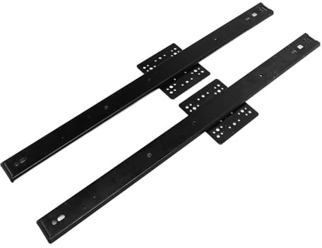WALFRONT Binario per Porta Scorrevole Nascosto da 20 Pollici, Struttura in Acciaio Laminato a Freddo, Funzionamento Regolare, Ideale per Armadi e Armadi