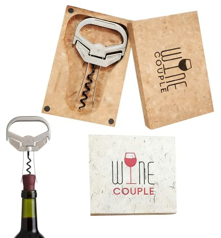 Ouvre-Bouteille Pour Bouteilles Vintage, Tire Bouchon De Vin Vieux 3 En 1, Tire Bouchon Double Lame, Tires Bouchons De Vins À Deux Griffes Pour Connaisseurs De Vin À Déboucher