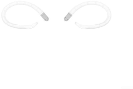 Bekväma öronkrokar i silikon för Samsung för Galaxy Buds 4, halkfria säker passform sporttillbehör, öronsnäckskydd (vit)