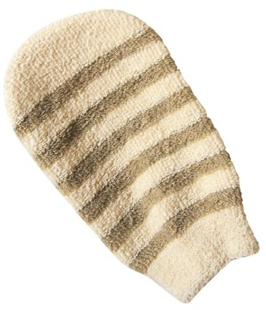 Peeling-/Massagehandschuh aus Leinen und Bio-Baumwolle