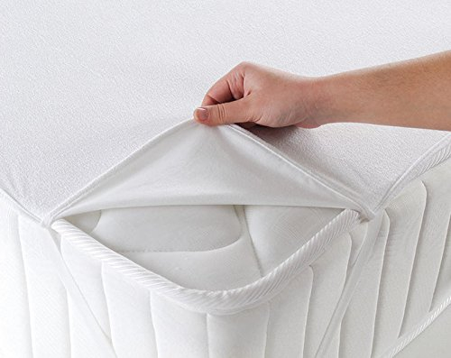 Matratzenschoner/Matratzenauflage/Matratzenschutz,Wasserdicht,Anti-Milben,Antibakteriell,100% Baumwolle ERTEX (70x140 cm)