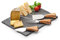 Zeller 25594 Käse-Servier-Set, Edelstahl, Schwarz 24 x 18 cm