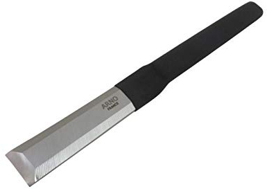 Arno 467887 - Cincel de acero macizo para madera francesa, 25 mm de ancho x 12 pulgadas de largo, mango de PVC