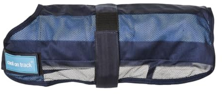 Dog Copenhagen Back-on-Track UV-Kühlmantel für Hunde, Blau, 70 cm