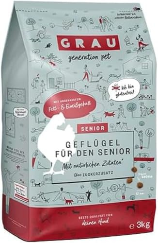 Grau - Crocchette per cani - adulti - Pollo, confezione (1 x 3 kg)