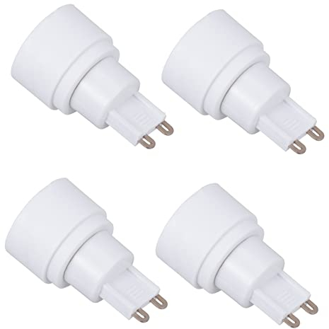 OSALADI 4stücke Teiliges Lampensockel Adapter Hitzebeständiger Keramik Lampenfassung Konverter Kompatibel Mit Led Halogen Energiesparlampen Einfache Installation Für Vielseitige Leuchten