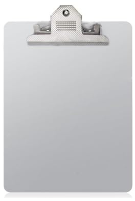 Tagtight Porte-Blocs en Métal A4 en Acier Inoxydable, Planchettes à Pince Avec Clip, Menu Attelle, Porte-Papier Tableau D'écriture, A4 Porte-Blocs Clipboard Porte-Formulaires pour Bureau école