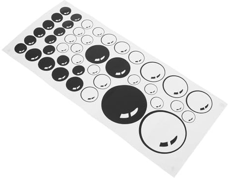 OSALADI Autocollants Muraux Bulles Noires Amovibles Pour Salle De Bain Et Chambre Décoration Murale En Pvc Étanche À Poser Et Réutiliser 17.72 X 7.87 in