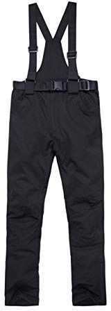 Salopette da neve da uomo – Pantaloni da sci da uomo impermeabili – Salopette da sci invernali con calda imbottitura, pantaloni da snowboard con bretelle regolabili, traspiranti, foderati, pantaloni