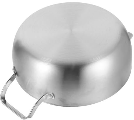 NSTVVEE Poêle à Sauter, marmite à Nouilles, poêle de Tous Les Jours, poêle à Vapeur, poêle à Frire, poêle à Paella, poêle à Sauter, Wok, marmite à sukiyaki avec Couvercle, cuiseur à Ramen,