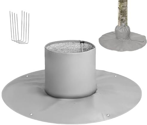 Duroecsain Palmenwurzelschutz, 1 Stück Kälteschutz für Pflanzen und Bäume bis 35cm Durchmesser, Winterschutz für Palmen, Doppelte Isolierung, Ø 100cm