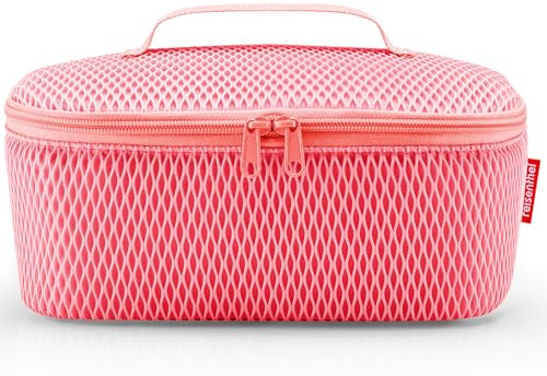 reisenthel coolerbag M Pocket mesh Coral – Kühltasche mit Obermaterial aus recycelten PET-Flaschen – Ideal für das Mittagessen unterwegs