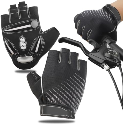 JTENG MTB Handschuhe Halbfinger Sommer Fahrradhandschuhe Radhandschuhe