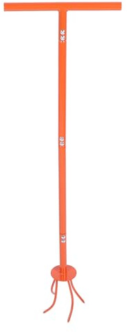 Riuulity Cañas de Jardín de Acero de Acero de Eficiente Cultivador de Manual