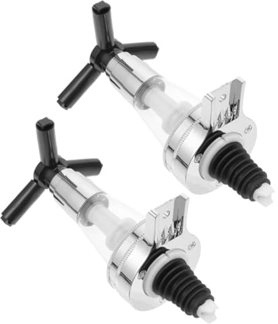 FIXOSHEE 2pcs Wall Mounted Wine Dispenser Pump Precision Beverage Rationer for Bar Parties Space Saving Upside Down Bottle Holder with Easy Press Operation and Reusable Design