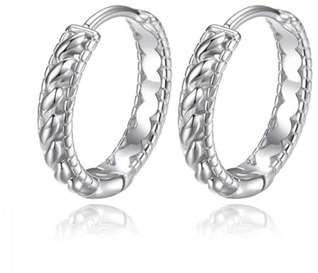 LGT JWLS Twisted rep örhängen, 15mm, Koppar, Ingen ädelsten