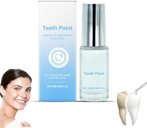 Teeth Whitening Paint,Instant Teeth Stain Remover for WhiteTeeth Paint & Tooth Whitening Pen,Instant TeethWhitening Essence for Yellowing,Brighting & PolishTeeth in Minutes,TeethWhitening Strips 20ml