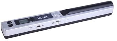 IScan01 Tragbarer A4-Dokumentenleser und -Scanner mit 900 DPI for Verträge, Bücher, Büro Business – Handscanner for JPG- PDF-Formate(6.4mm 4.3 inch)