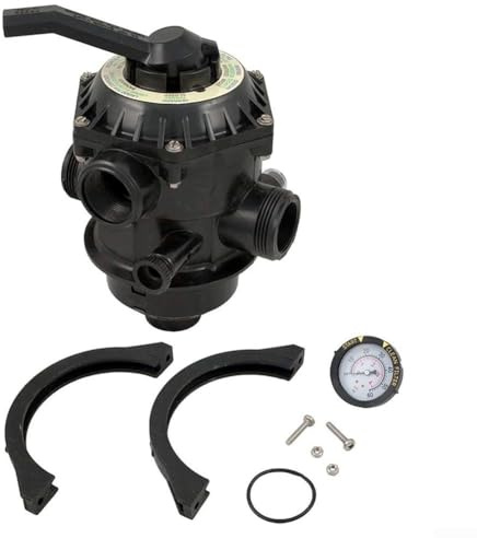 DAZZLEEX Valve multiport de rechange pour système de filtre à sable Pentair 262506 3,8 cm 6 voies