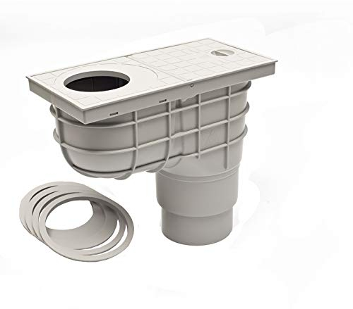 MCH | 325 C | Scarico per grondaie | Diametro di scarico: DN 110/DN 125 | grigio