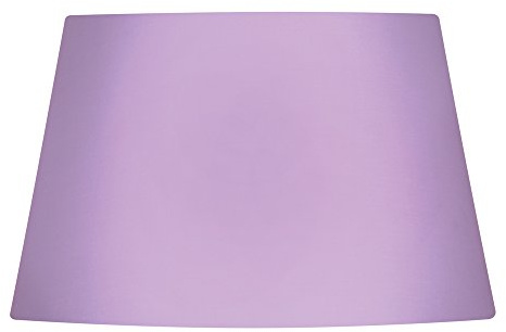 Oaks Lighting 8-inch Cotton Drum Shade, Lilac