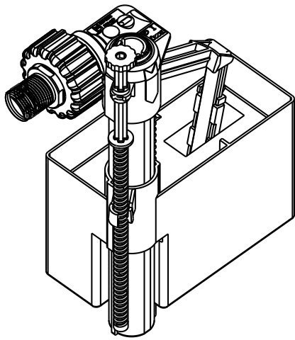 Regiplast 0210s Robinet flotteur pour réservoir Joker 502/503/Eurofutura 600-601
