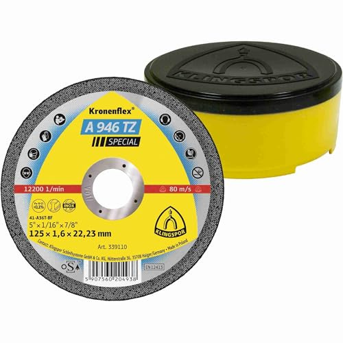 25 x Klingspor A 946 TZ Trennscheiben, 230 x 1,9 x 22,23 mm gekröpft