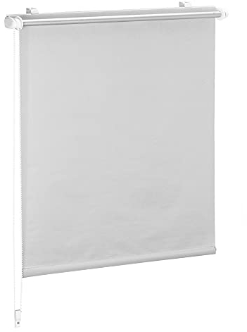 CelinaSun Thermo Rollo für Fenster ohne Bohren 90 x 220 cm hellgrau Verdunkelungsrollo klemmfix Fensterrollo innen Klemmrollo Jalousie