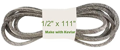 Mäherriemen 1/2 x 111 Deckriemen Rasenantrieb Deckriemen Aus Kevlar Kompatibel mit HUSQVARNA 532165631, 531007551, 531008023