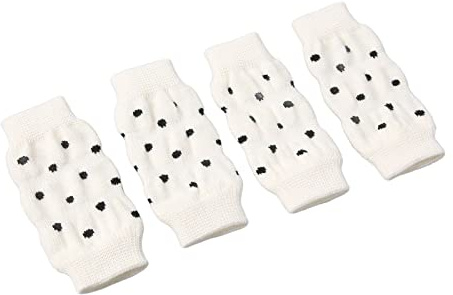 Hunde-Beinbandage, 4-teiliger Hunde-Ellenbogenschutz, Süße Punkte, Bequem, Hochdehnbar, Schmutzabweisend, Haustierschutz, Warme Knieschützer Zum Schutz von Hundebeinen, Wunden, Verletzungen,(M)
