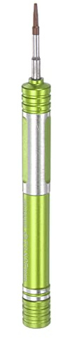 sourcing map Aluminium Précision Tournevis T3 Torx Magnétique Tête Manuel Stylo Forme Vis Tournevis pour Téléphone Montre Lunettes Électronique Réparation