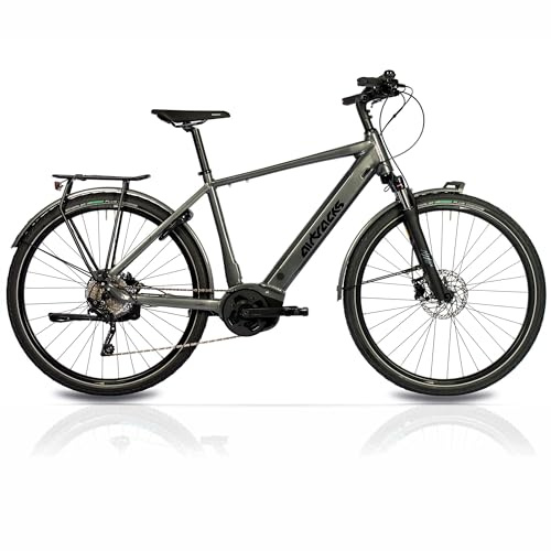 Airtracks 28 Zoll Herren E-Bike Trekking Fahrrad NOVA Performance LINE 500Wh 10s Shimano DEORE RD-T6000 - (56cm (Körpergröße 175-185cm))