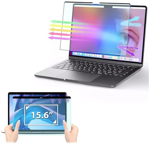 New Blue Light Blocking 15.6 Laptop Screen Protector for HP Pavilion X360, Chromebook, Stream ProBook, EliteBook 14, Anti-Glare Anti-Blue Light 15.6 For HP Laptop Screen Film (16:9 Aspect Ratio)