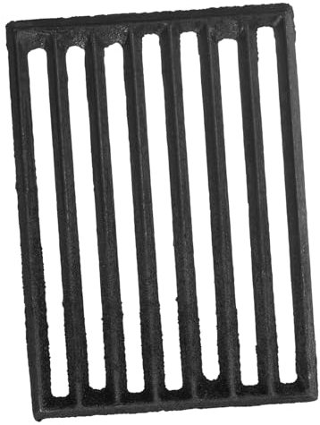 iplusmile Metal Fire Grate Firewood Stove Grate with High Bearing Capacity and Airflow Design for Burning Logs and Coals in Indoor Fireplaces