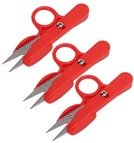 Tijeras de Hilo de Acero Inoxidable para Alisar y Cortar Fácilmente Tijeras para Tela Pequeñas 3 Uds Suministros de Costura para el Hogar