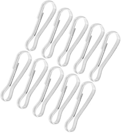 YARNOW 20stücke Edelstahl Karabinerhaken Für Schwere Beanspruchung Federhaken Aus Verschlussklammern Für Hängematten Schlüsselseil Kleintierzubehör