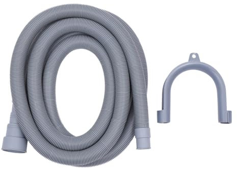 DIYEAH 3m Tuyau de Vidange pour Lave-linge Rallonge de Tuyau Évacuation Compatible